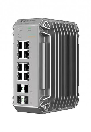 RUİJİE-REYEE RG-NIS3100-8GT4SFP-HP 8XGE-4XGE/SFP YÖNETİLEBİLİR 240W END. POE SWİTCH
