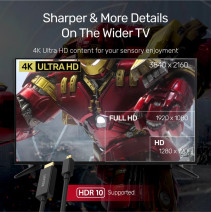 UNITEK MINIDISPLAY TO HDMI 4K&30Hz 2 MT (V1152A)