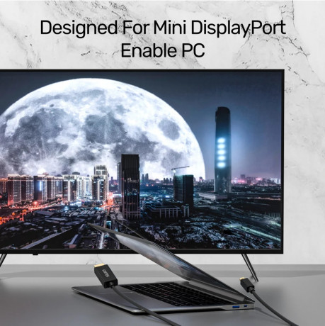 UNITEK MINIDISPLAY TO HDMI 4K&30Hz 2 MT (V1152A)