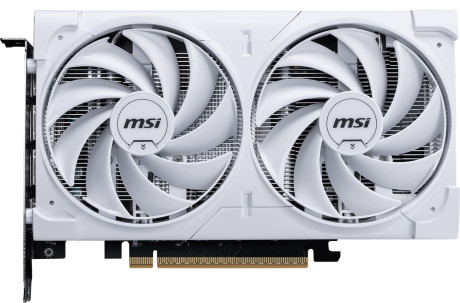 MSI GEFORCE RTX 5060 8G VENTUS 2X OC WHITE GDDR7 128B DX12 PCIE 5.0 X16 (3XDP 1XHDMI)