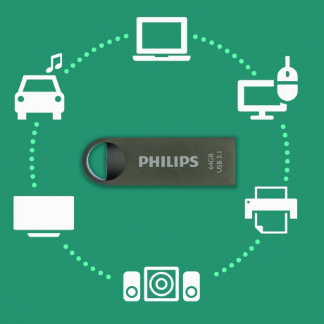 PHILIPS 64GB USB3.1 100/150MB/S FM64FD165B/00